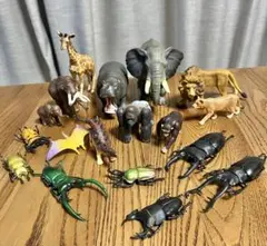 動物　昆虫フィギュアセット　おまけ付　18体　コレクタ　COlLLECTA 他