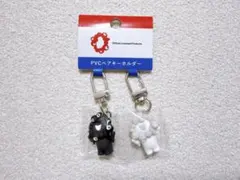 【ミャクミャク PVCペアキーホルダー】モノクロ EXPO2025大阪関西万博