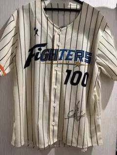 東芝 野球部 実使用 ユニフォーム 新垣勇人 直筆サイン入 日本ハム 
