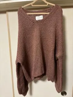 vネック オーバーサイズ