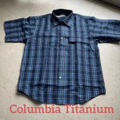 美品コロンビアtitanium メンズ半袖シャツ XS クリーニング済クールビズのサムネイル