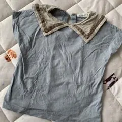 PAIR MANON セーラーカラー Tシャツ 100cmのサムネイル