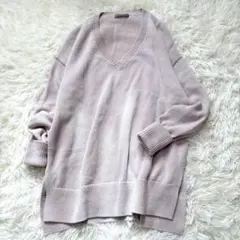 【美品】カシミヤ混 theory luxe セオリーリュクス ニット Vネック