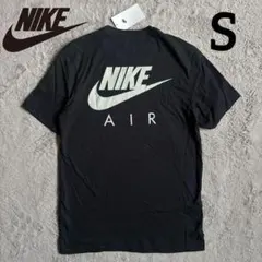 新品 NIKE AIR ナイキ エア ブラック ビックロゴ Tシャツ Sサイズのサムネイル