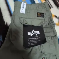 新品未使用　ALPHA　アルファ　カーゴパンツ　Ｍ