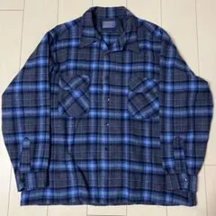 ペンドルトン 70s ボードシャツ USA製 ブルー オンブレ