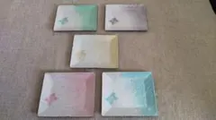 尼伊 七宝焼 銘々皿 プレート5枚セット