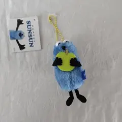 パペットスンスン ぬいぐるみマスコット　フルーツ　青りんご