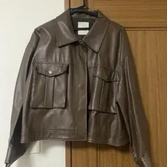 FREE’S MART レザージャケット　ブラウン