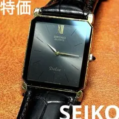 A189 希少 稼動品 SEIKO DOLCE レクタンギュラー80年代 - メルカリ