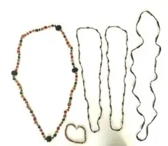 天然石 木の実 ネックレス ブレスレット セット まとめ売り ヴィンテージ