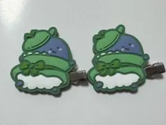 お文具といっしょ ヘアクリップ【ふりむき名も無き者】２個セット