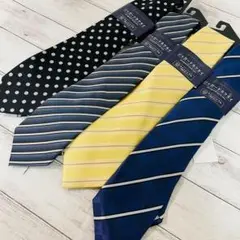 FEMMIO VALENTINO ジャガードネクタイ 4本セット新品／洗濯機OK