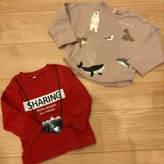 ベビー　トレーナー　90㎝　まとめ売り　2点セット