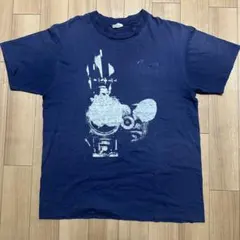 ハンドメイドウクレレ柄K.Takahashi Tシャツ ネイビー L - メルカリ