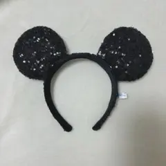 ディズニー　カチューシャ　ミッキー　スパンコール