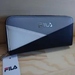 ＦＩＬＡ　長財布　ブラック/グレーのサムネイル