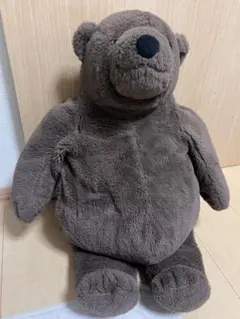 茶色いクマのぬいぐるみ 大きめ