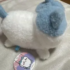 ハチワレほわほわぬいぐるみ寝そべり　ちいかわ