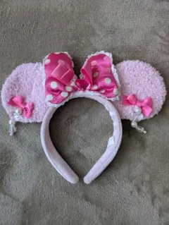 ディズニー イヤリング カチューシャ ミニー レア