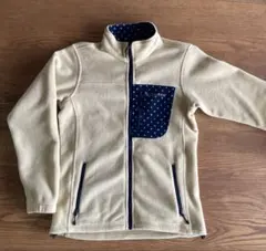 Columbia ベージュ ドット柄　フリースジャケット