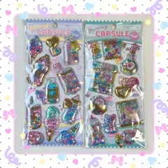 【24時間以内発送】カプセルシール シャカシャカシール 2枚SET