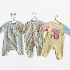 ベビー服ロンパース サイズ70cm プーさん、はらぺこあおむし、アンパンマン