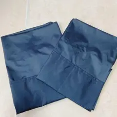 [ＪＧＰ] エプロン 2枚セット ブラック フリーサイズ ポケットあり