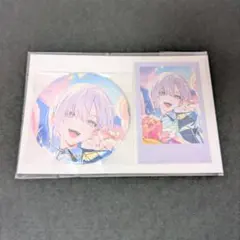 城瀬いすみ 誕生日グッズ2025 缶バッジ&チェキ風カード 3個 城瀬いすみ誕生日グッズ＆ボイス2025｜にじさんじオフィシャルストア