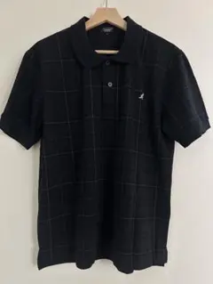 ZIP FIVE KANGOL ポロシャツ Lサイズ チェック ネイビーのサムネイル