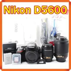 ✨ Nikon D5600 一眼レフ スマホ転送 ダブルレンズセット - メルカリ