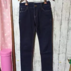 INGEBORG インゲボルグ ダークブルースキニーデニムパンツ 11号のサムネイル