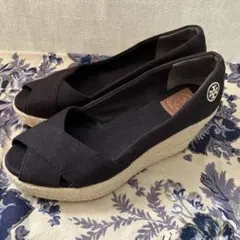 TORY BURCH トリーバーチ　ウェッジソールオープントゥサンダル　7のサムネイル