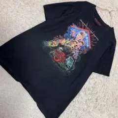 STRANGER THINGS プリントTシャツ ブラック L ムービーのサムネイル