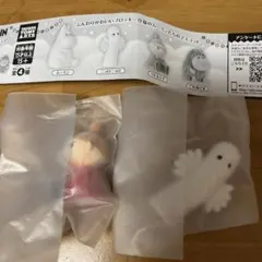 MOOMIN フロッキーフィギュアマスコット　リトルミイ　ニョロニョロ