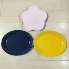 金麦花やか皿3枚セット