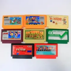 スーパーマリオブラザーズ ファミコンウォーズなどファミコンソフト8点