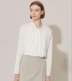 laubeblanc Pleats Cache-coeur Knit Tops - メルカリ