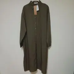OZOC　ロングシャツワンピース　タグ付未使用品　スプリングコート代わりにも！