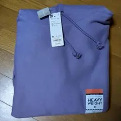 新品未使用　GU ヘビーウェイトスウェットパーカ長袖　XL　パープル