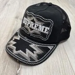 Supreme Western Embroidered Mesh Back(黒)のサムネイル