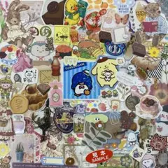 大量 フレークシール 100枚 紙モノ 紙もの おすそ分け 2