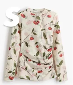 チェリー柄 長袖トップス H&M ステラマッカートニー - メルカリ