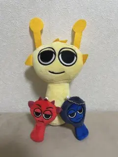 スプランキー ぬいぐるみ & マスコットキーホルダー 3点セット