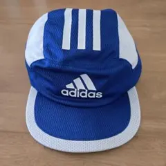 アディダス ジュニア サッカー キャップ54-57㎝ 青