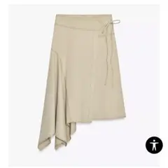 ZARA ザラ アシンメトリーサロンスカート M