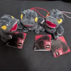 ゴジラ ミニぬいぐるみ 3種セット