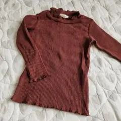 セラフSeraphリブニットカットソー長袖インナートップスロンＴ95メロウ