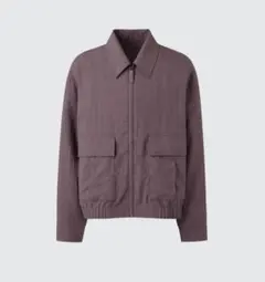 uniqlo U パープル ショートブルゾン XL