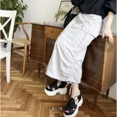 ナイロンサイドドロストカーゴスカート